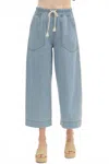 Entro Dockside Drift Pants In Light Denim In Blue