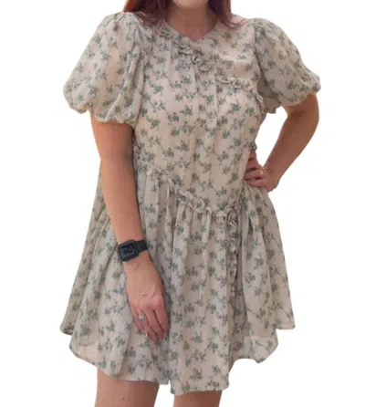Entro Emery Mini Dress In Multi In Neutral
