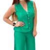 Entro Envy Me Top In Green In Green