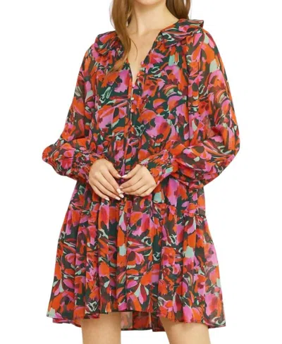 Entro Everybody's Dress In Multi-colored