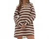 Entro Fall Daes Ahead Dress In Espresso In Brown