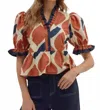 Entro Fall For Me Blouse In Multi In Multi