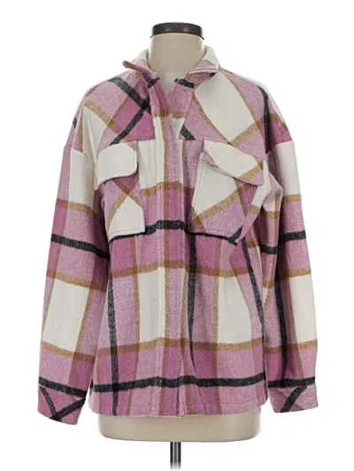 Pre-owned Entro Fleece Jacket In Pink