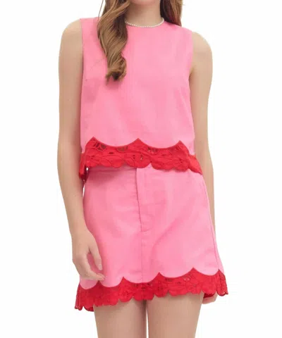 Entro Flirt Factor Top In Pink