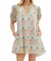 Entro Floral Window Panel Dress In Multi In Multi