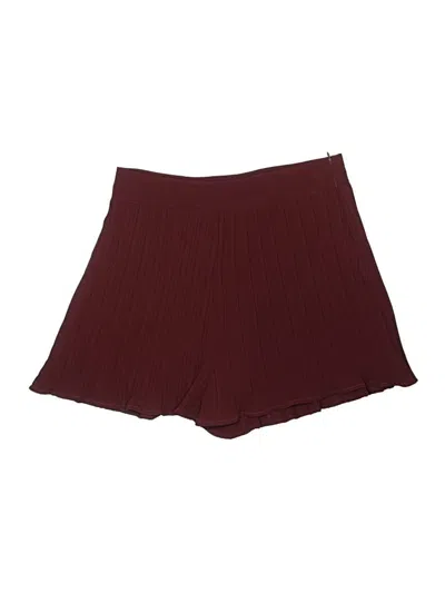 Pre-owned Entro Formal Skirt In Burgundy