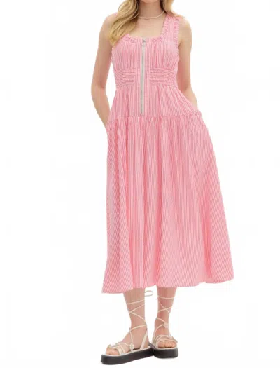 Entro Freedom Flair Dress In Pink