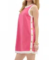 Entro Fushia  Dress In Fuschia In Pink