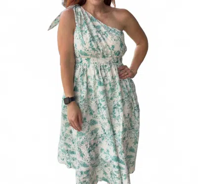 Entro Garden Goddess Dress In Sage In Neutral