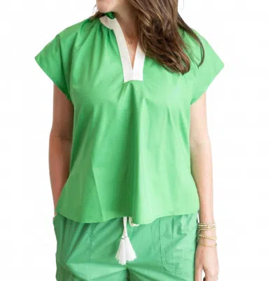 Entro Georgina Top In Green