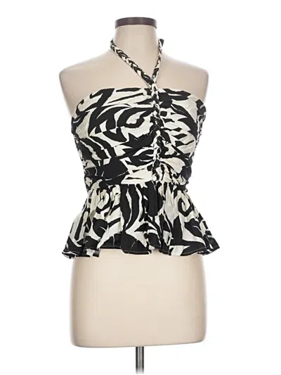 Entro Halter Top Black Strapless Neckline Tops