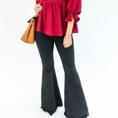 Entro Here For The Season Top In Burgundy In Pink