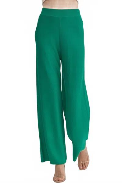 Entro High Waisted Pant In Green