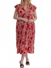 Entro Hot Tamale Dress -plus In Red In Multi