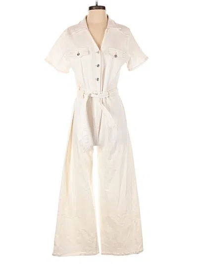 Pre-owned Entro Jumpsuit In Ivory