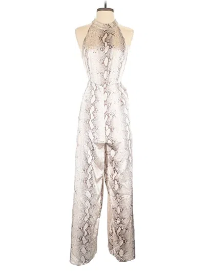 Pre-owned Entro Jumpsuit In Silver