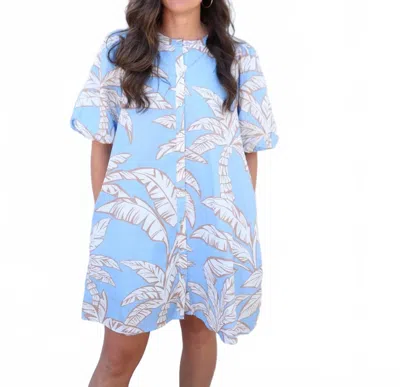 Entro June Beach Dress In Blue