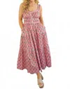 Entro Kailani Midi Dress In Pink In Pink