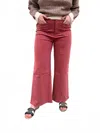 Entro Kami Pants In Rust In Burgundy