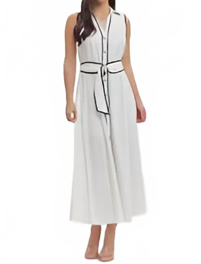 Entro Katalina Midi Dress In White