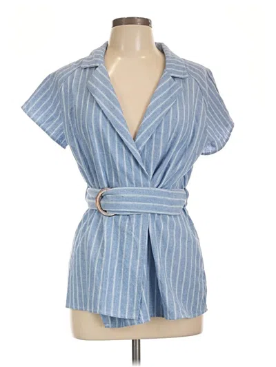 Pre-owned Entro Kimono In Blue