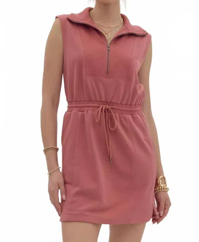 Entro Lexi Mini Dress In Pink