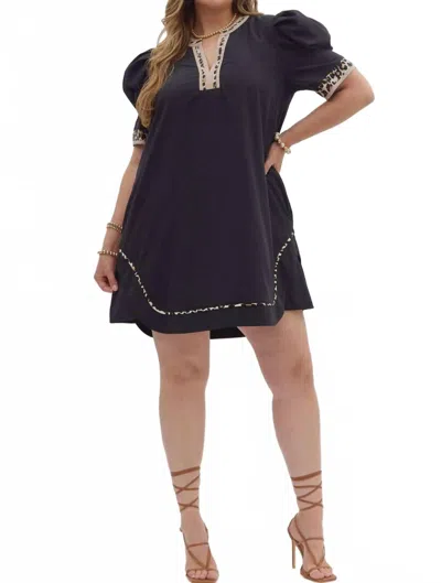 Entro Life On The Edge Dress In Black
