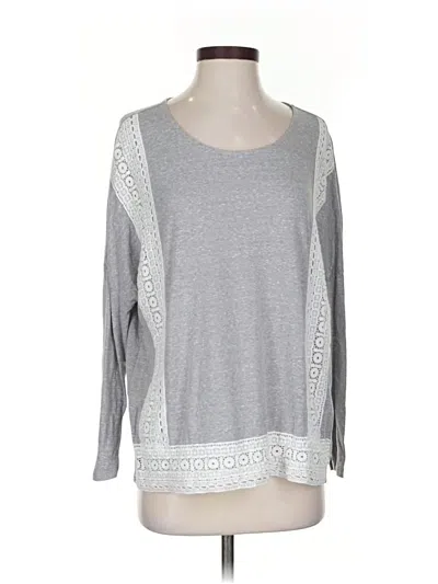 Pre-owned Entro Long Sleeve T-shirt In Gray