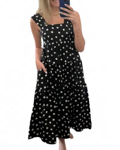 Entro Marilyn's Midi Dress In Black