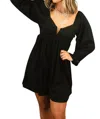 Entro Melanie V-wire Sweetheart Neckline Romper In Black In Black