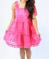 Shop Entro Mexico Bound Dress In Hot Pink