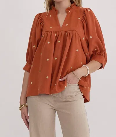 Entro Mums The Word Top In Rust In Multi