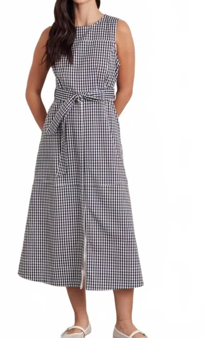 Entro Nantucket Picnic Dress In Navy In Blue