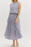 Entro Nantucket Sleeveless Dress Set In Purple In Blue