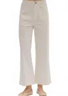 Entro On Point Pocket Pant In Off White In Neutral
