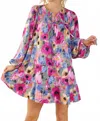 Entro Orchid Floral Dress In Multi In Multi