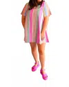 Entro Paradise Mini Swing Dress In Multi In Multi
