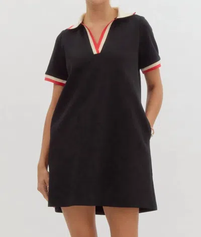 Entro Perfect Day Dress In Black