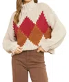 Entro Perfect Fall Sweater In Multi-colored In Multi