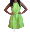 Entro Priscilla Dress In Green In Green