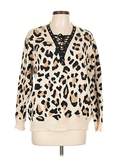 Pre-owned Entro Pullover Sweater In Brown