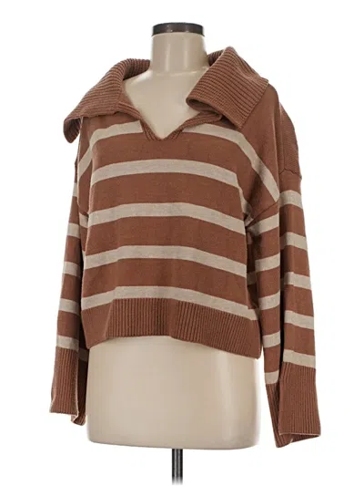 Pre-owned Entro Pullover Sweater In Brown