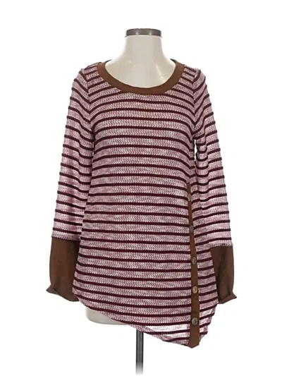 Pre-owned Entro Pullover Sweater In Burgundy