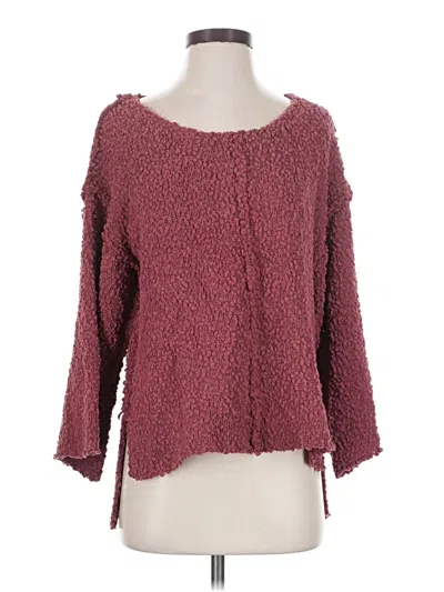 Pre-owned Entro Pullover Sweater In Burgundy
