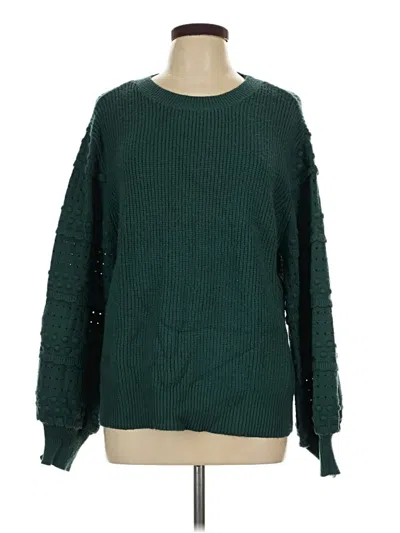 Pre-owned Entro Pullover Sweater In Green