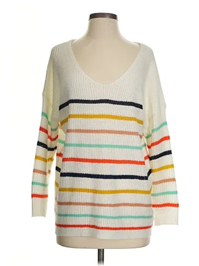 Pre-owned Entro Pullover Sweater In White