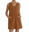 Entro Pumpkin Spice Dress In Brown In Brown