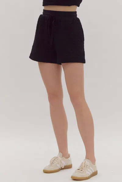 Entro Quilt Short In Black