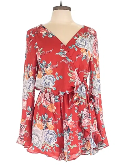 Pre-owned Entro Romper In Red