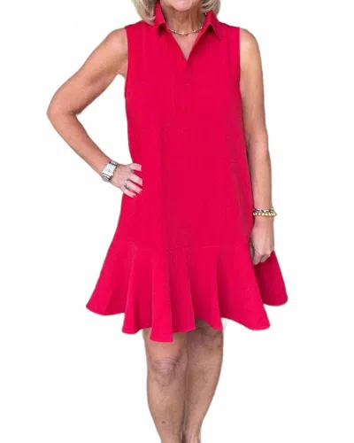 Entro Rory Dress In Red